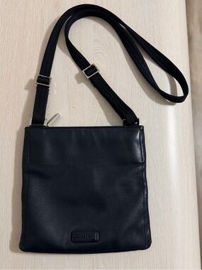 Cole Haan Black Leather Shoulder Crossbody Bag
